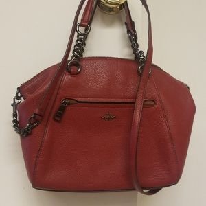 Coach leather crossbody / satchel